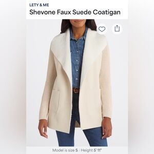 Shevone Faux Suede Coat

Size M

Worn once